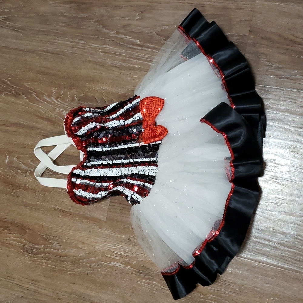 (S) Weissman Toddler Girl's Fit & Flare Sequined Bodice Dance Dress One Piece